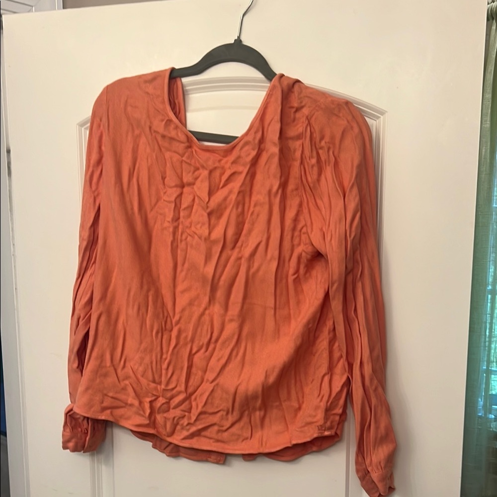Women's Orange Blouse